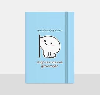 Note The Time Sert Kapak Lastikli Not Defteri - 1