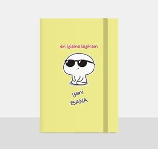 Note The Time Sert Kapak Lastikli Not Defteri - 1