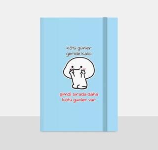 Note The Time Sert Kapak Lastikli Not Defteri - 1