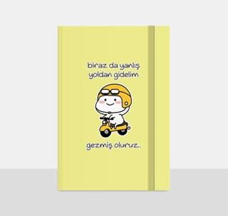 Note The Time Sert Kapak Lastikli Not Defteri - 1