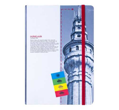 NoteLook İstanbul Kuleler Beyazıt Kulesi Defter A6 Çizgili