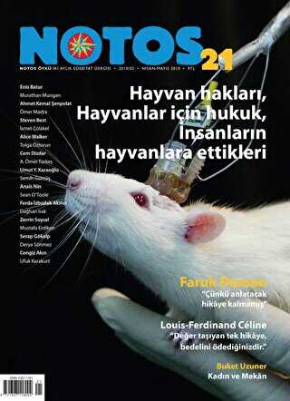 Notos Öykü İki Aylık Edebiyat Dergisi Sayı: 21 - Notos Öykü Dergisi