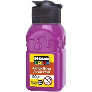 Nova Color Akrilik Boya Şişe 100Gr Fuşya - 1
