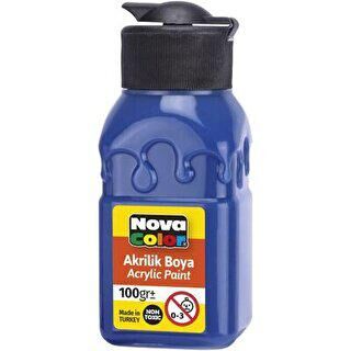 Nova Color Akrilik Boya Şişe 100Gr Lacivert - 1