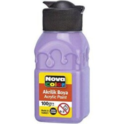 Nova Color Akrilik Boya Şişe 100Gr Lila - Nova Color