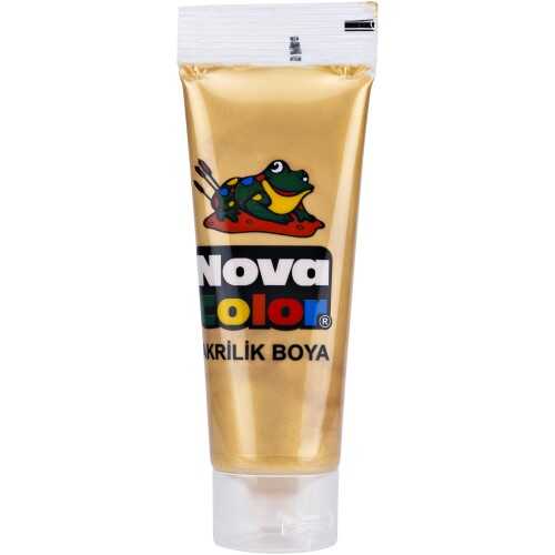 Nova Color Akrilik Boya Tüp 75 Gr Altın