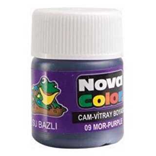 Nova Color Cam Boyası Su Bazlı Şişe Mor