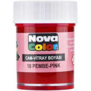 Nova Color Cam Boyası Su Bazlı Şişe Pembe