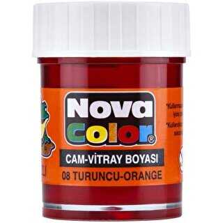 Nova Color Cam Boyası Su Bazlı Şişe Turuncu