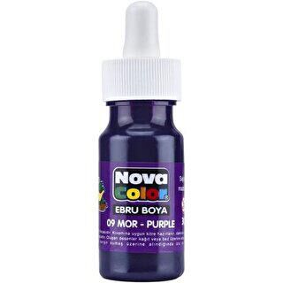 Nova Color Ebru Boya Şişe Mor - 1