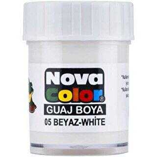 Nova Color Guaj Boya Şişe Beyaz
