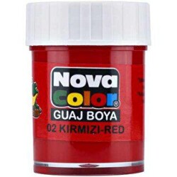 Nova Color Guaj Boya Şişe Kırmızı - Nova Color