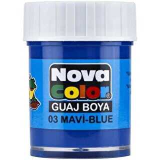 Nova Color Guaj Boya Şişe Mavi