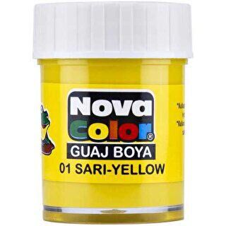 Nova Color Guaj Boya Şişe Sarı - 1