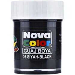 Nova Color Guaj Boya Şişe Siyah - Nova Color