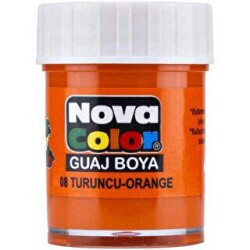 Nova Color Guaj Boya Şişe Turuncu - Nova Color