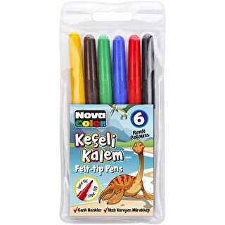 Nova Color Keçeli Kalem 6`lı