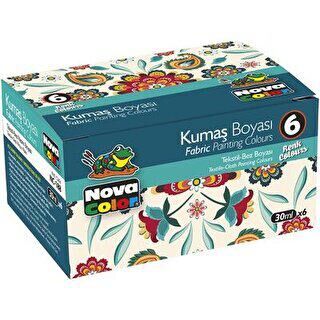 Nova Color Kumaş Boyası Şişe 6`lı - 1