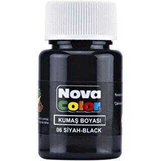 Nova Color Kumaş Boyası Şişe Siyah