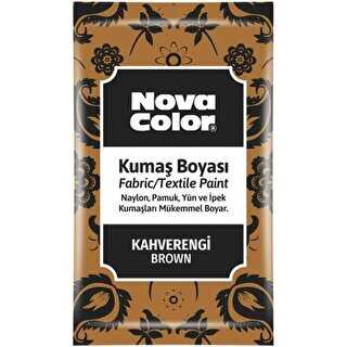 Nova Color Kumaş Boyası Toz Kahve 12Gr