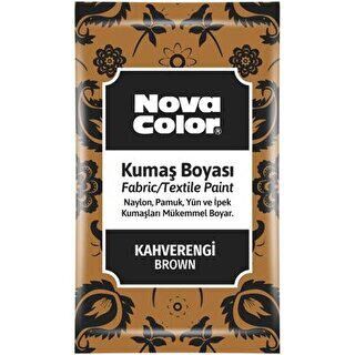 Nova Color Kumaş Boyası Toz Kahve 12Gr - 1