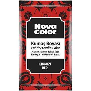 Nova Color Kumaş Boyası Toz Kırmızı 12Gr