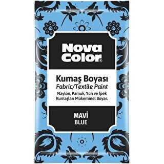 Nova Color Kumaş Boyası Toz Mavi 12Gr