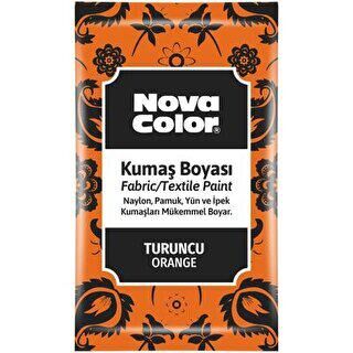 Nova Color Kumaş Boyası Toz Turuncu 12Gr - 1