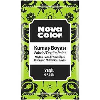 Nova Color Kumaş Boyası Toz Yeşil 12Gr