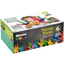 Nova Color Parmak Boyası 6Lı - Nova Color