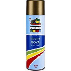 Nova Color Sprey Boya Altın 200 Ml - Nova Color