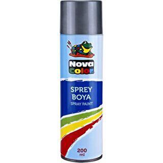 Nova Color Sprey Boya Gri 200Ml - 1