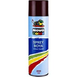Nova Color Sprey Boya Kahve 200 Ml - Nova Color