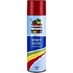 Nova Color Sprey Boya Kırmızı 200 Ml - Nova Color
