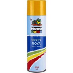 Nova Color Sprey Boya Sarı 200 Ml - Nova Color