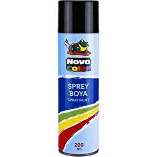 Nova Color Sprey Boya Siyah 200 Ml
