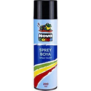 Nova Color Sprey Boya Siyah 200 Ml - 1