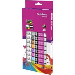 Nova Color Yağlı Boya Tüp 12Ml 12Li - Nova Color