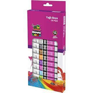 Nova Color Yağlı Boya Tüp 12Ml 12Li - 1