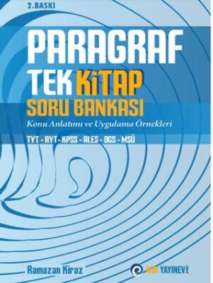 NSN Yayınevi Tek Kitap Paragraf Soru Bankası- TYT- AYT – KPSS - ALES – DGS - MSÜ - 1