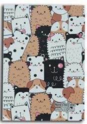 Cute Animals Patterns Not Defteri - Note The Time