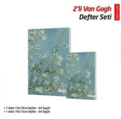 NTT - 2`li Van Gogh Defter Seti - Badem Çiçeği - Note The Time