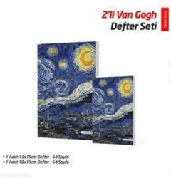 NTT - 2`li Van Gogh Defter Seti - Yıldızlı Gece - Note The Time