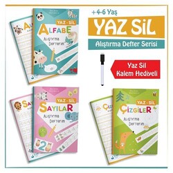 NTT - 3 lü Yaz Sil Alıştırma Defteri Seti - Note The Time