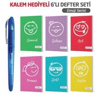 NTT - Magnum Jel Kalem Hediyeli 6 lı Defter - Smile - 1