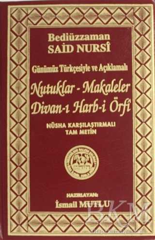 Nutuklar - Makaleler Divan-ı Harb-i Örfi - Mutlu Yayınevi
