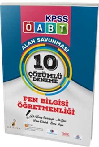 2018 KPSS ÖABT Fen Bilgisi Öğretmenliği Alan Savunması 10 Çözümlü Deneme - Pelikan Tıp Teknik Yayıncılık