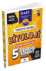 ÖABT Biyoloji Öğretmenliği Türkiye Geneli 5 Deneme Sınavı - Dizgi Kitap
