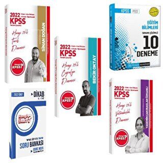 ÖABT DİKAB Soru + Pegem Eğitim Bilimleri Deneme + Genel Kültür Deneme Seti - 1