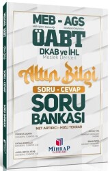 ÖABT MEB-AGS Din Kültürü ve Ahlak Bilgisi Öğretmenliği Altın Bilgi Soru Cevap Soru Bankası - Mihrap Yayınları